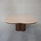 Large Mid-Century Travertine Clover Coffee Table 1