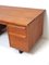 Large Vintage Desk with Drawers and Extendable Tops, 1960s 3