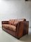 Vintage Striped Leather Sofa 3