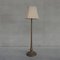 French Art Deco Wood and Gilt Metal Floor Lamp, Image 1