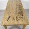 Vintage Rustic Wood Farmhouse Table, Image 9