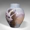 Vase à Fleurs Décoratif Vintage Peint à la Main en Céramique par James Skerrett, Angleterre 3