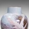 Vintage English Hand-Painted Decorative Flower Vase in Ceramic by James Skerrett 9