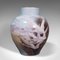 Vase à Fleurs Décoratif Vintage Peint à la Main en Céramique par James Skerrett, Angleterre 1