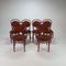 Cherry Coloured Bentwood Dining Chairs, 1970s, Set of 6 3