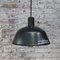 Lampada a sospensione vintage industriale nera, Immagine 4