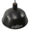 Vintage Industrial Black Enamel Pendant Light 2