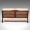 Antique English Edwardian 2-Seat Bergere Sofa in Beech and Cane, 1910s, Image 5
