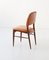 Italian Teak and Cognac Leather Side Chairs, 1950s, Set of 2, Image 4
