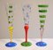 Clown Champagne Glasses by Anne Nilsson for Orrefors, Sweden, 1970s, Set of 3 1