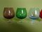 Copas de coñac de colores de cristal de Murano. Juego de 6, Imagen 8