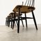 Mid-Century Teak Fanett Chairs by Ilmari Tapiovaara for Asko, Set of 4 9