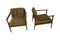 Teak Antimott Model 550 Lounge Chairs from Knoll, Set of 2 2