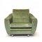 Large Vintage Armchair on Wheels, 1970s 2