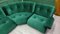 Vintage Modular Green 4-Seat Corner Sofa by Km Wilkins for G-Plan, Set of 4 4