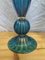 Blue Murano Glass Lamps by Toso, 1980, Set of 2 4