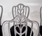 Chaises Style Gustavien Incluant Deux Fauteuils avec Sculptures, Fin 19ème Siècle, Set de 6 2