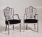 Gustavian Style Chairs Including Two Armchairs with Carvings, Late 19th Century, Set of 6 8