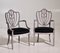 Gustavian Style Chairs Including Two Armchairs with Carvings, Late 19th Century, Set of 6, Image 8