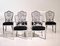 Gustavian Style Chairs Including Two Armchairs with Carvings, Late 19th Century, Set of 6, Image 1