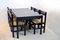 Dining Table with 6 Chairs in the Style of Vico Magistretti, Set of 7 1