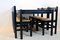 Dining Table with 6 Chairs in the Style of Vico Magistretti, Set of 7 6