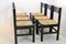 Dining Table with 6 Chairs in the Style of Vico Magistretti, Set of 7 13