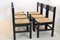 Dining Table with 6 Chairs in the Style of Vico Magistretti, Set of 7, Image 13