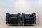 LC2 Armchairs in Black Leather by Le Corbusier, Pierre Jeanneret & Charlotte Perriand for Cassina, Set of 2, Image 7