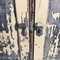 Vintage Industrial Wooden Wardrobe in Original Paint, 1930s, Image 6