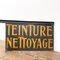 Antique French Handpainted Teinture Nettoyage Shop Sign 7