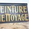 Antique French Handpainted Teinture Nettoyage Shop Sign 9