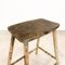 Tabouret de Peintre Vintage en Bois 3