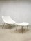 Vintage Dutch F157 Oyster Easy Chair & Ottoman in Bouclé by Pierre Paulin for Artifort, Set of 2 1