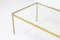 Brass and Glass Coffee Table from Bergboms 3