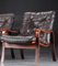 Dänischer Vintage Sessel aus Coco Leder und Palisander 3