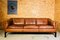 Vintage Danish 3-Seater Sofa in Cognac Leather from Grant Mobelfabrik, Image 1