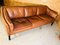 Dänisches Vintage 3-Sitzer Sofa aus cognacfarbenem Leder von Grant Mobelfabrik 3