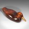 Antique English Edwardian Gilt Carved Decoy Duck, English, 1910s 7