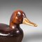 Antique English Edwardian Gilt Carved Decoy Duck, English, 1910s 9