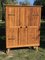 Armoire en Bambou Fendu Style Audoux & Minet, 1960s 1