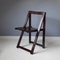 Wooden Folding Chair by Aldo Jacober for Alberto Bazzani, 1970s, Set of 4 1