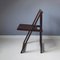 Wooden Folding Chair by Aldo Jacober for Alberto Bazzani, 1970s, Set of 4, Image 5