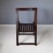 Wooden Folding Chair by Aldo Jacober for Alberto Bazzani, 1970s, Set of 4, Image 6