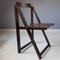 Wooden Folding Chair by Aldo Jacober for Alberto Bazzani, 1970s, Set of 4 9