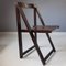 Wooden Folding Chair by Aldo Jacober for Alberto Bazzani, 1970s, Set of 4, Image 9