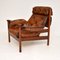 Vintage Leather Armchair by Guy Rogers, 1960s, Image 3