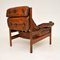 Vintage Leather Armchair by Guy Rogers, 1960s 9