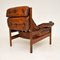 Vintage Leather Armchair by Guy Rogers, 1960s, Image 9