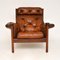 Vintage Leather Armchair by Guy Rogers, 1960s, Image 2